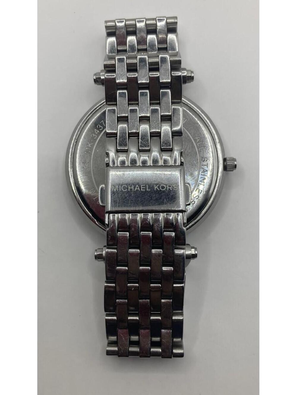 Women’s Michael Kors Darci MK3437 Silver Pave Crystal Glitz Watch 39mm Working - Picture 4 of 8